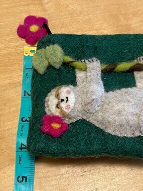Swinging Sloth coin purse/ wallet